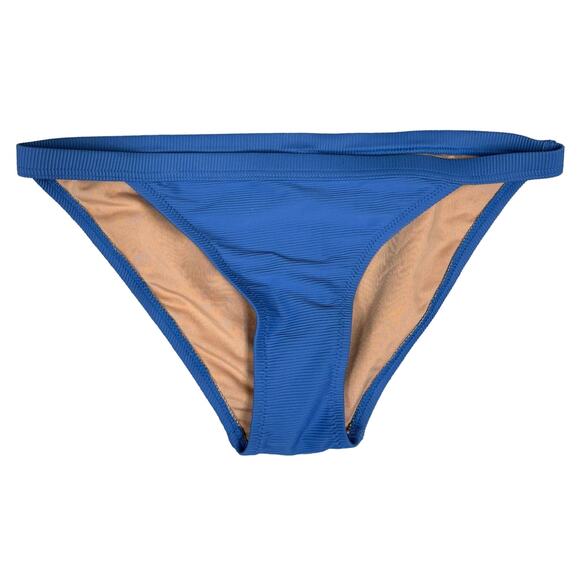 NWT J. Crew Periwinkle Blue Re-imagined Triangle Bikini Top Bottom Set Small - Picture 9 of 15